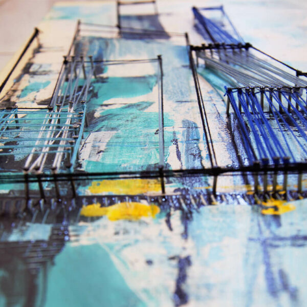 Abstract blue landscape - immagine 2
